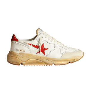 Golden Goose Running Sole White Red