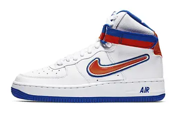 Nike Air Force 1 High Skate Shoes WhiteBlueRed (AV3804-100) - 1