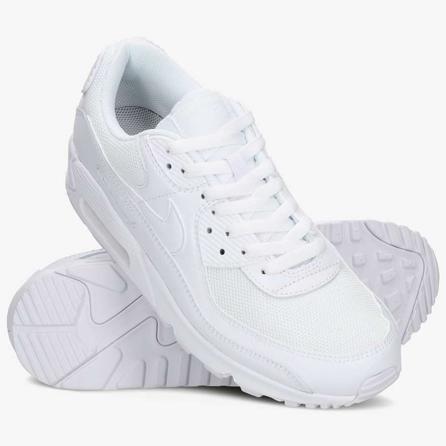 Фото № 4 с приближением к товару «‎Nike Air Max 90 Running shoes Triple White»