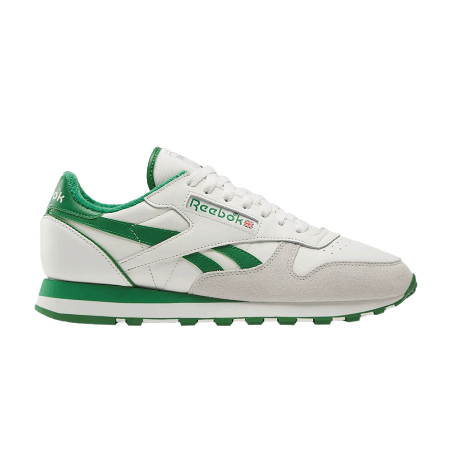 Фото № 1 с приближением к товару «‎Reebok Classic Leather 1983 Vintage Chalk Glen Green»