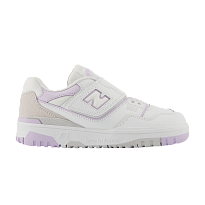 Фото № 1 с приближением к товару «‎New Balance 550 Bungee Lace Top Strap Little Kid White Thistle»