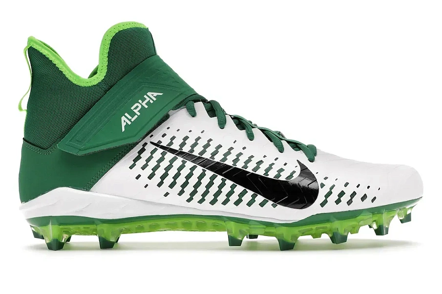 Фото № 1 с приближением к товару «‎Nike Alpha Menace Pro 2 Mid White Pine Green»