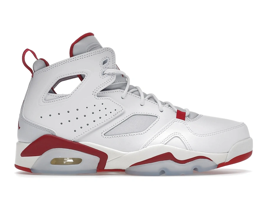 Фото № 1 с приближением к товару «‎Jordan Flight Club 91 White Pure Platinum Sail Mystic Hibiscus»