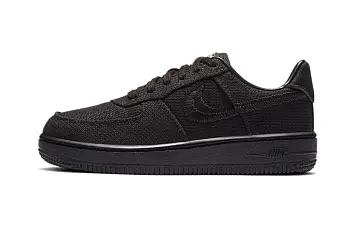 (BP) Stussy x Nike Air Force 1 Low "Triple Black - 1