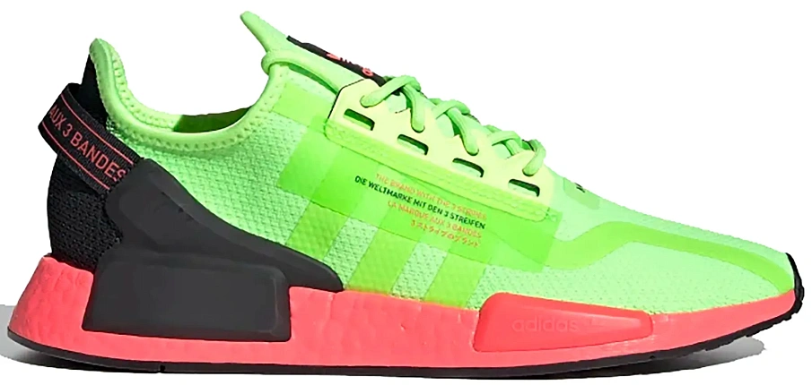 Фото № 1 с приближением к товару «‎adidas NMD R1 V2 Watermelon Pack Green»