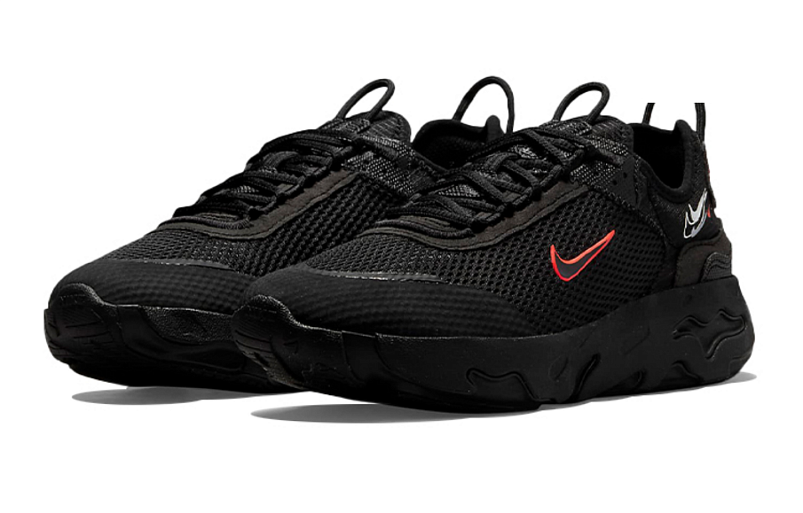 Фото № 3 с приближением к товару «‎(GS) Nike React Live Low-Top Running Shoes BlackRed»