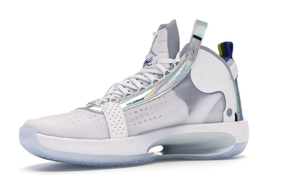 Фото № 3 с приближением к товару «‎Jordan XXXIV White Metallic Silver»