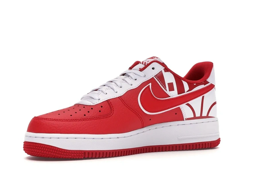 Фото № 4 с приближением к товару «‎Nike Air Force 1 Low Logo Pack University Red»