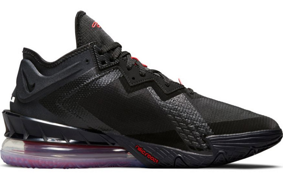 Фото № 2 с приближением к товару «‎Nike Lebron 18 Low Ep Domestic Edition Basketball Shoes BlackRed»