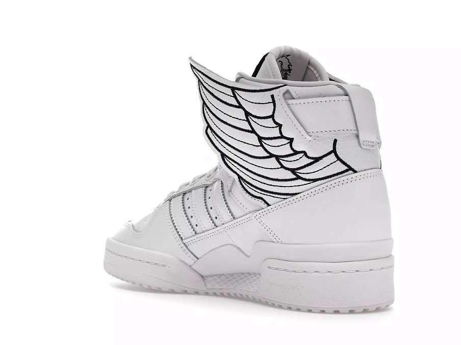 Фото № 6 с приближением к товару «‎adidas Forum Hi Wings 4.0 Jeremy Scott White Black»