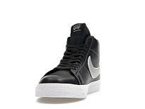 Фото № 4 с приближением к товару «‎Nike SB Zoom Blazer Mid Mason Silva Dark Obsidian Metallic Silver»