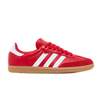 Фото № 1 с приближением к товару «‎adidas Women's Samba OG Better Scarlet White Gold»