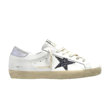 Golden Goose Women's Superstar White Black Glicine - 1