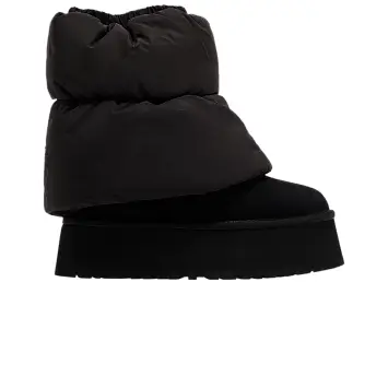 UGG Women's Classic Mini Dipper Puffer Black - 1