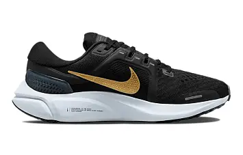Nike Wmns Air Zoom Vomero 16 Low-Top Running Shoes BlackWhiteGold - 2