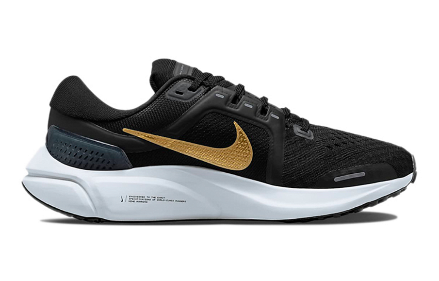 Фото № 2 с приближением к товару «‎Nike Wmns Air Zoom Vomero 16 Low-Top Running Shoes BlackWhiteGold»