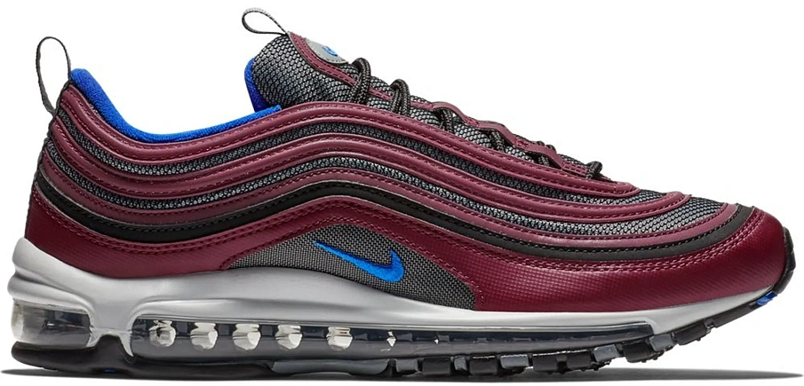 Фото № 1 с приближением к товару «‎Nike Air Max 97 Cool Grey Night Maroon»