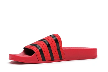 adidas Adilette Real Coral Black-Real Coral - 4