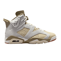Фото № 1 с приближением к товару «‎Women's Air Jordan 6 Retro Low Sail Neutral Olive»