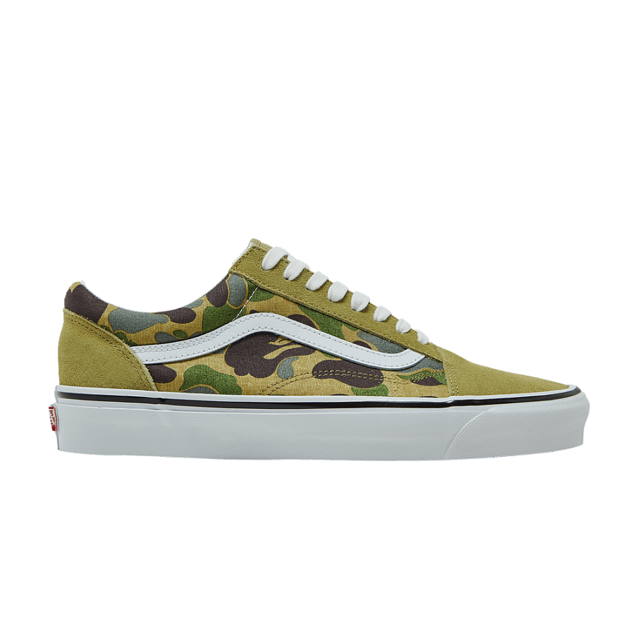 Фото № 1 с приближением к товару «‎BAPE x Vans Old Skool 36 DX Green Camo»
