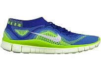 Фото № 1 с приближением к товару «‎Nike Free Flyknit Game Royal Electric Green »