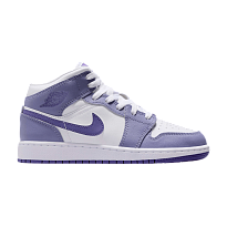 Фото № 1 с приближением к товару «‎Air Jordan 1 Mid GS Dusty Amethyst»