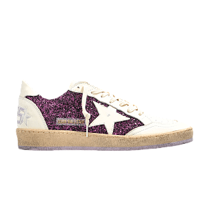 Golden Goose Women's Ball Star Glitter - Purple White
