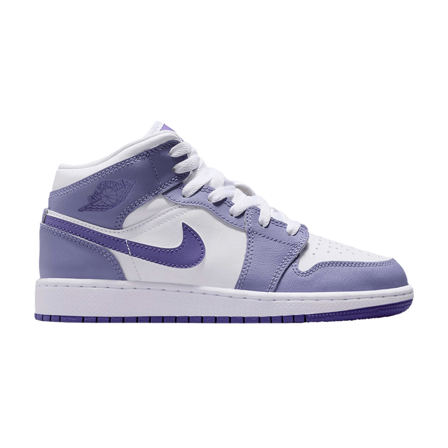 Фото № 1 с приближением к товару «‎Air Jordan 1 Mid GS Dusty Amethyst»