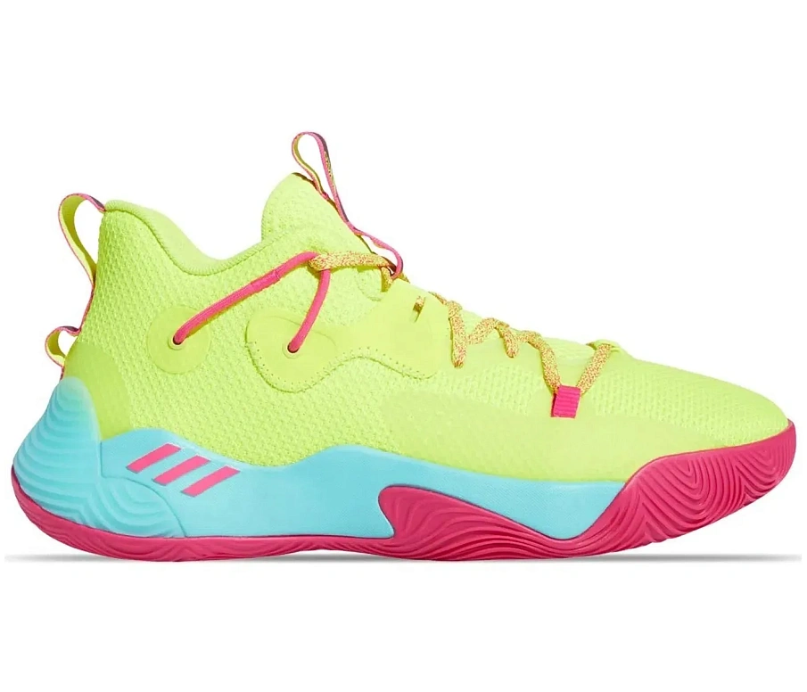 Фото № 1 с приближением к товару «‎adidas Harden Stepback 3 Solar Yellow Shock Pink»