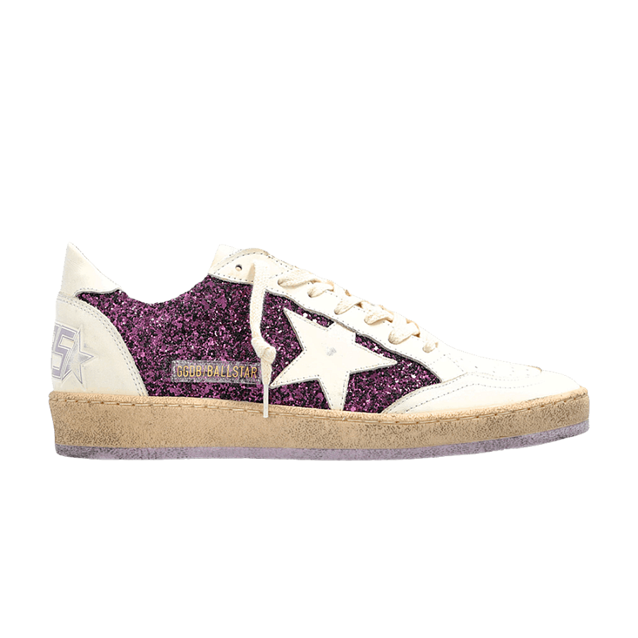 Фото № 1 с приближением к товару «‎Golden Goose Women's Ball Star Glitter - Purple White»