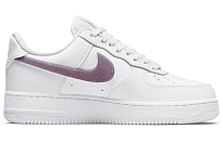 Фото № 2 с приближением к товару «‎Nike Air Force 1 Low "Glitter Swoosh" Low-Top Sneakers WhitePurple»