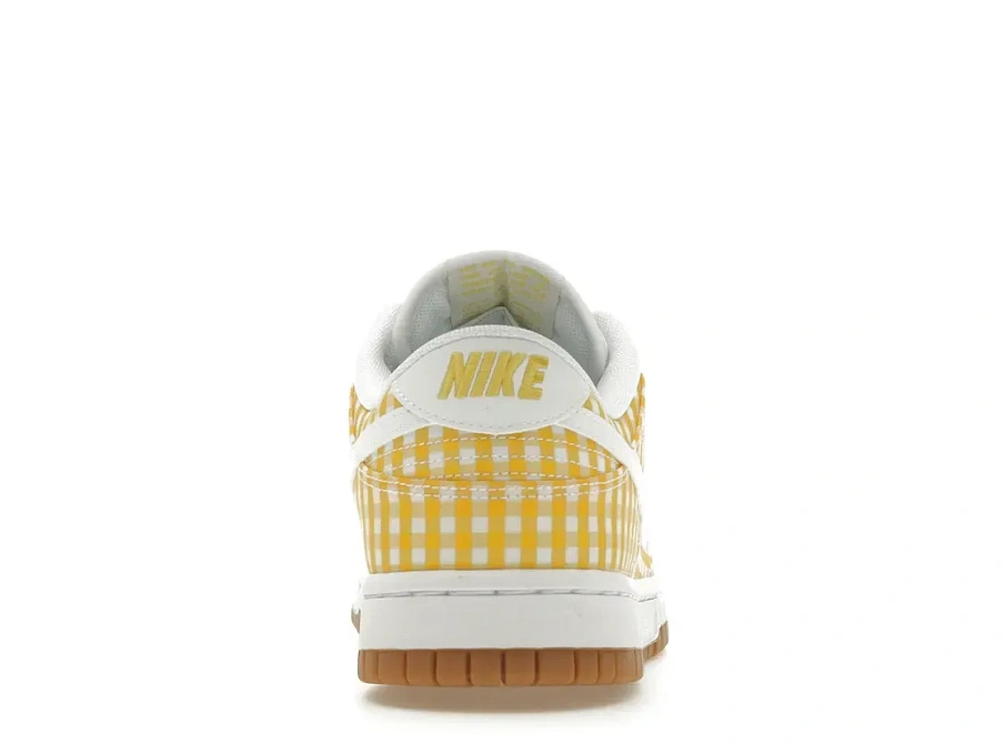 Фото № 4 с приближением к товару «‎Nike Dunk Low Yellow Gingham »