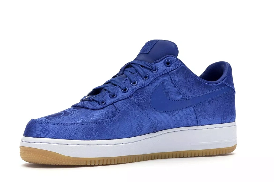 Фото № 3 с приближением к товару «‎Nike Air Force 1 Low CLOT Blue Silk»