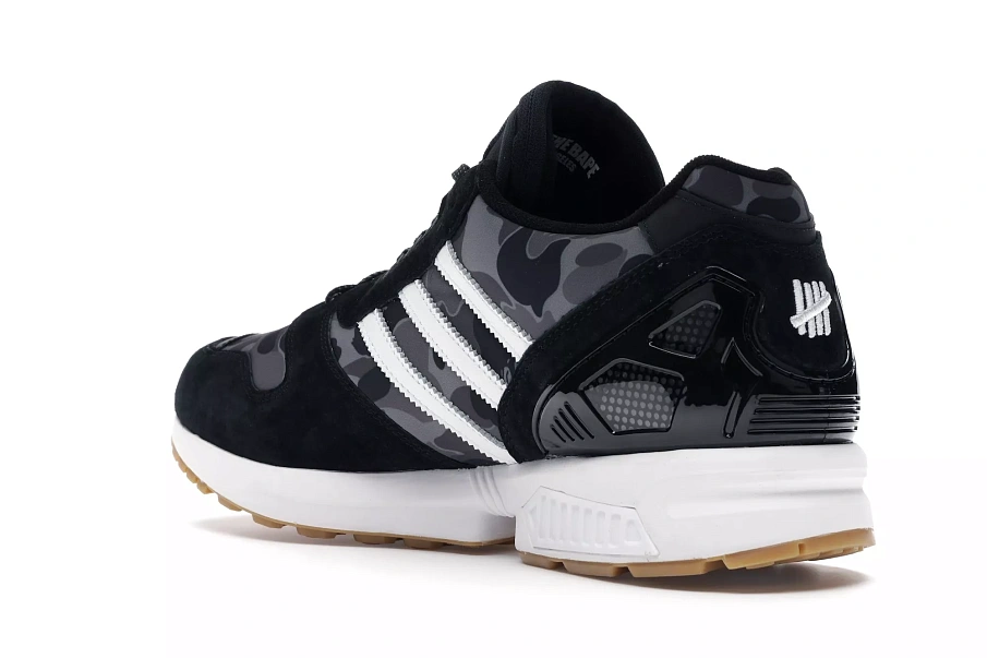 Фото № 5 с приближением к товару «‎adidas ZX 8000 Bape Undefeated Black»