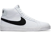 Фото № 1 с приближением к товару «‎Nike SB Blazer Mid Canvas White Black»