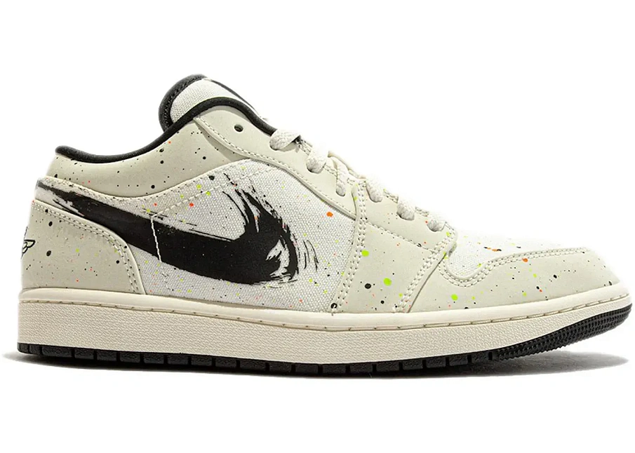 Фото № 1 с приближением к товару «‎Jordan 1 Low SE Paint Splatter »