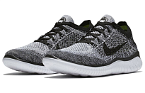 Фото № 2 с приближением к товару «‎Nike Free RN Flyknit 2018 GreyBlack»