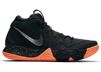 Nike Kyrie 4 Black Metallic Silver (943806-010-943807-010)
