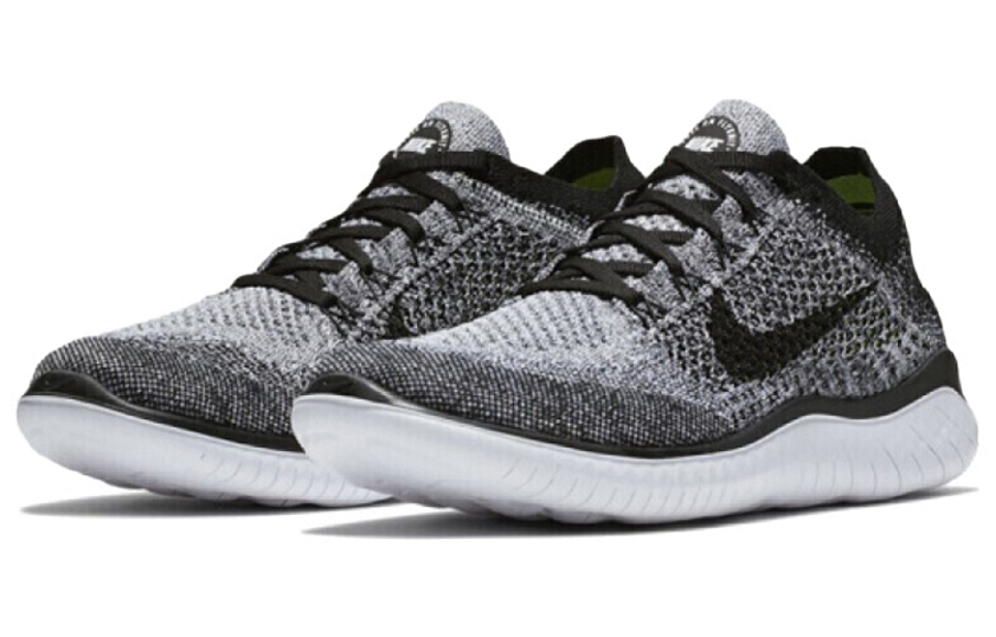 Фото № 2 с приближением к товару «‎Nike Free RN Flyknit 2018 GreyBlack»