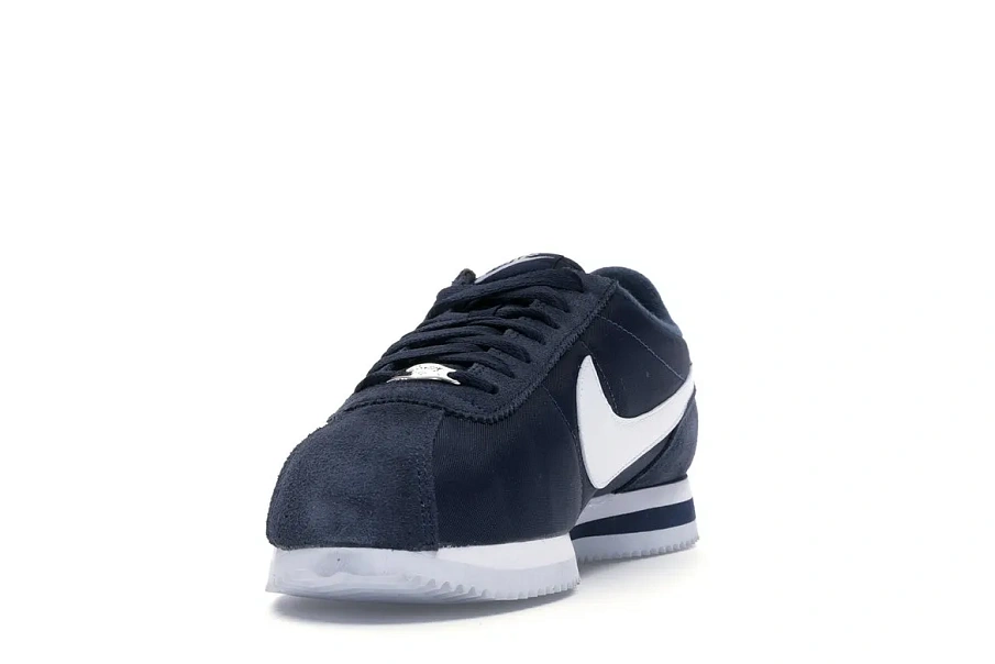 Фото № 3 с приближением к товару «‎Nike Cortez Basic Nylon Obsidian White-Metallic Silver»