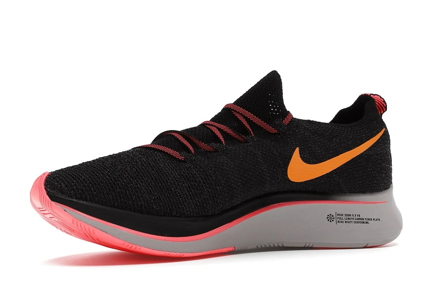 Фото № 2 с приближением к товару «‎Nike Zoom Fly Flyknit Black Flash Crimson»