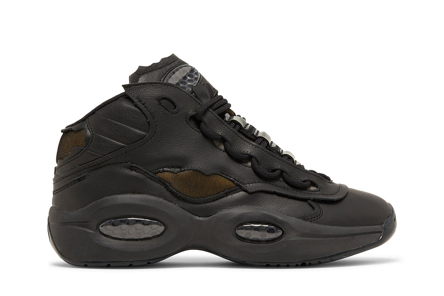 Фото № 2 с приближением к товару «‎Maison Margiela x Reebok Question Mid Memory Of - Black»