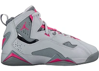 Фото № 1 с приближением к товару «‎Jordan True Flight Wolf Grey Deadly Pink »