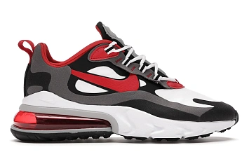 Nike Air Max 270 React Black Iron Grey University Red (CI3866-002) - 1