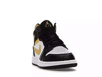 Фото № 6 с приближением к товару «‎Jordan 1 Mid White Pollen Black »