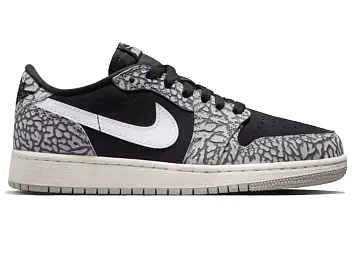 Jordan 1 Retro Low OG Black Cement 