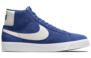 Nike SB Blazer Mid-Top Sneakers BlueWhite - 3