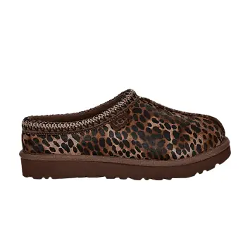 UGG Women's Tasman Caspian Slipper Burnt Cedar Cheetah - 1