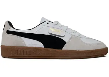 Puma Palermo Leather White Vapor Grey Gum (396464-01)
