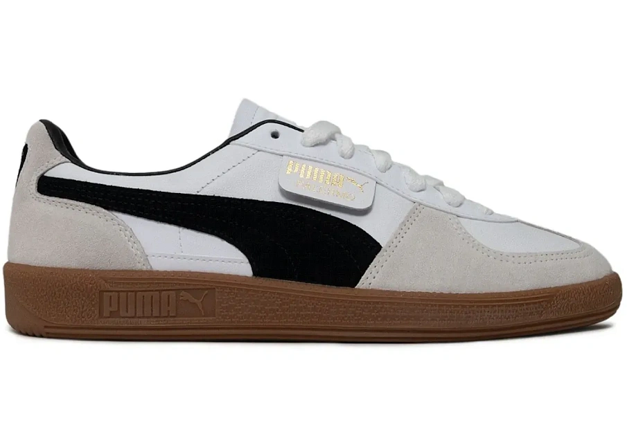 Фото № 1 с приближением к товару «‎Puma Palermo Leather White Vapor Grey Gum»